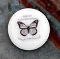Load image into Gallery viewer, Grief Imprinted Glass Stones (40) in Dough Bowl Display
