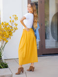 Load image into Gallery viewer, The Reed Pleated Midi Skirt
