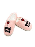 Load image into Gallery viewer, Indoor / Outdoor Slippers - "Wine Time" - Pink

