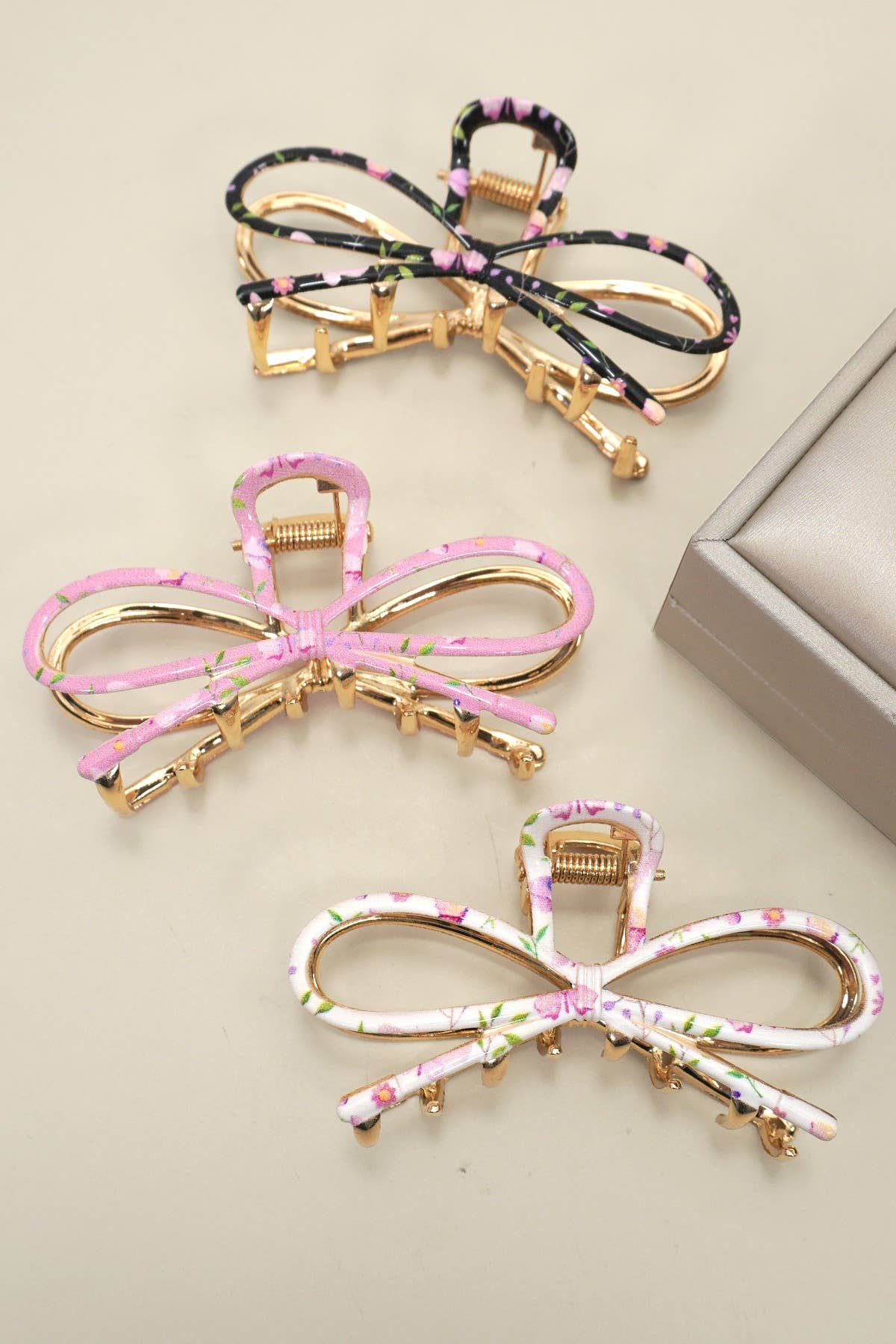 Botanical Floral Coquette Clip Hair Claw Clips | 40H1102