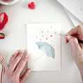 Load image into Gallery viewer, Love sweet love paintable watercolor notecard set
