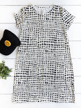 Load image into Gallery viewer, Dot Pattern Pocket Tee Dress
