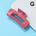 Load image into Gallery viewer, Holiday & Christmas Tree Stripe Hair Claw Clips | 40H1125
