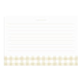 Load image into Gallery viewer, Beige Gingham Tin Recipe Box
