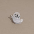 Load image into Gallery viewer, HALLOWEEN PUMPKIN GHOST SET OF 4 HAIR CLAW CLIPS |40H1143
