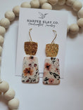 Load image into Gallery viewer, The Chic Floral Set- Fall Polymer Clay Earrings
