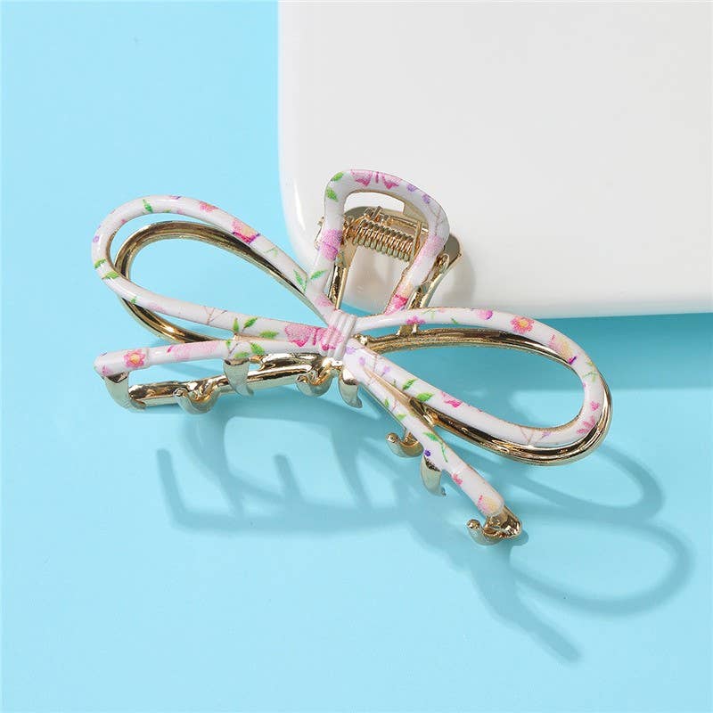 Botanical Floral Coquette Clip Hair Claw Clips | 40H1102