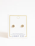 Load image into Gallery viewer, Screwback Stud Earrings - Addison - Clear
