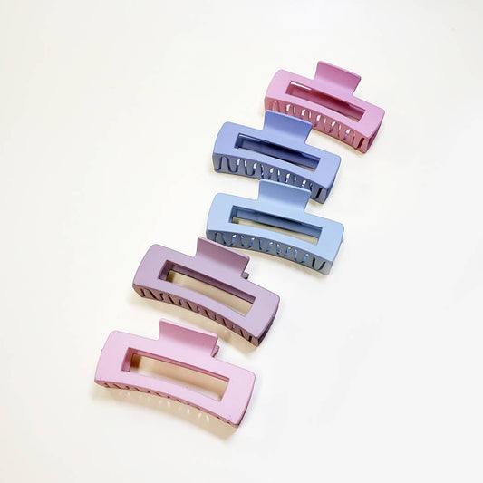 Matte Color Hair Claw Clip