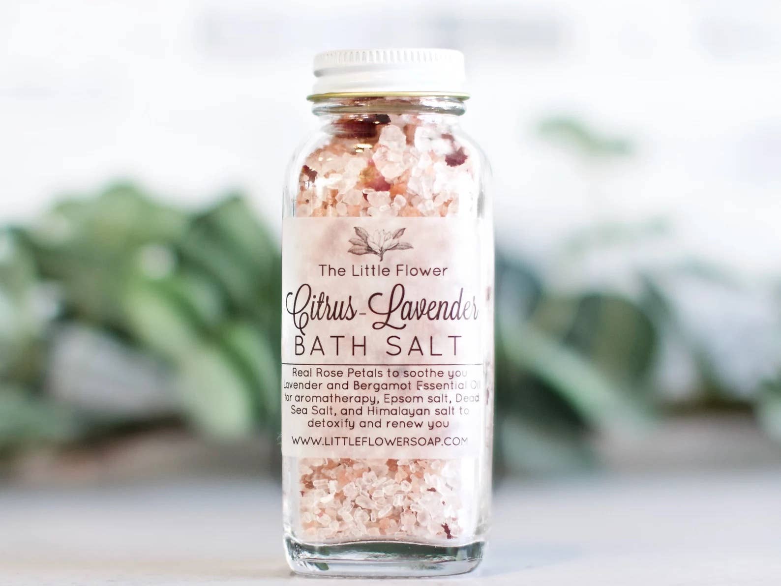 Bath Salt - Citrus Lavender 4oz Jar