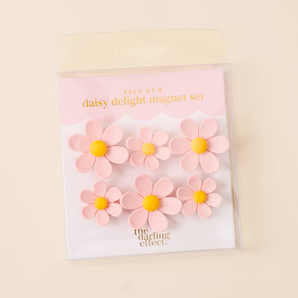 Daisy Delight Magnet Set–Pink