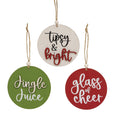 Load image into Gallery viewer, Tipsy & Bright Christmas Ornament, 3 Assorted
