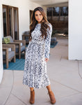 Load image into Gallery viewer, Long Sleeve Wrap Waist Ruthie Dress
