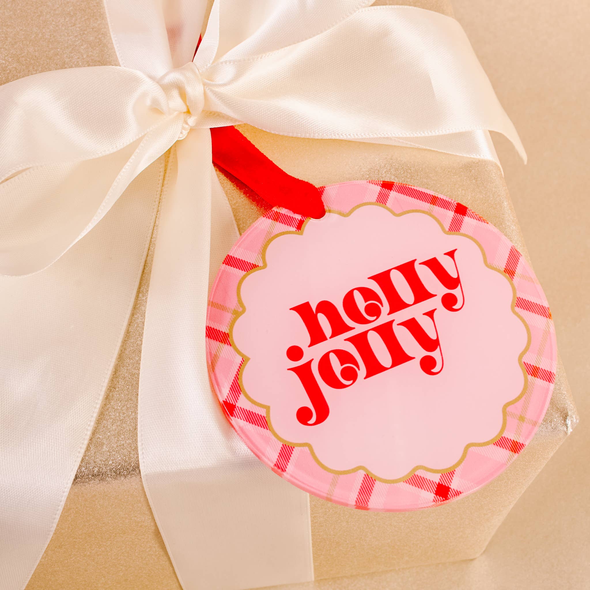 Holiday Tree Ornament-Holly Jolly