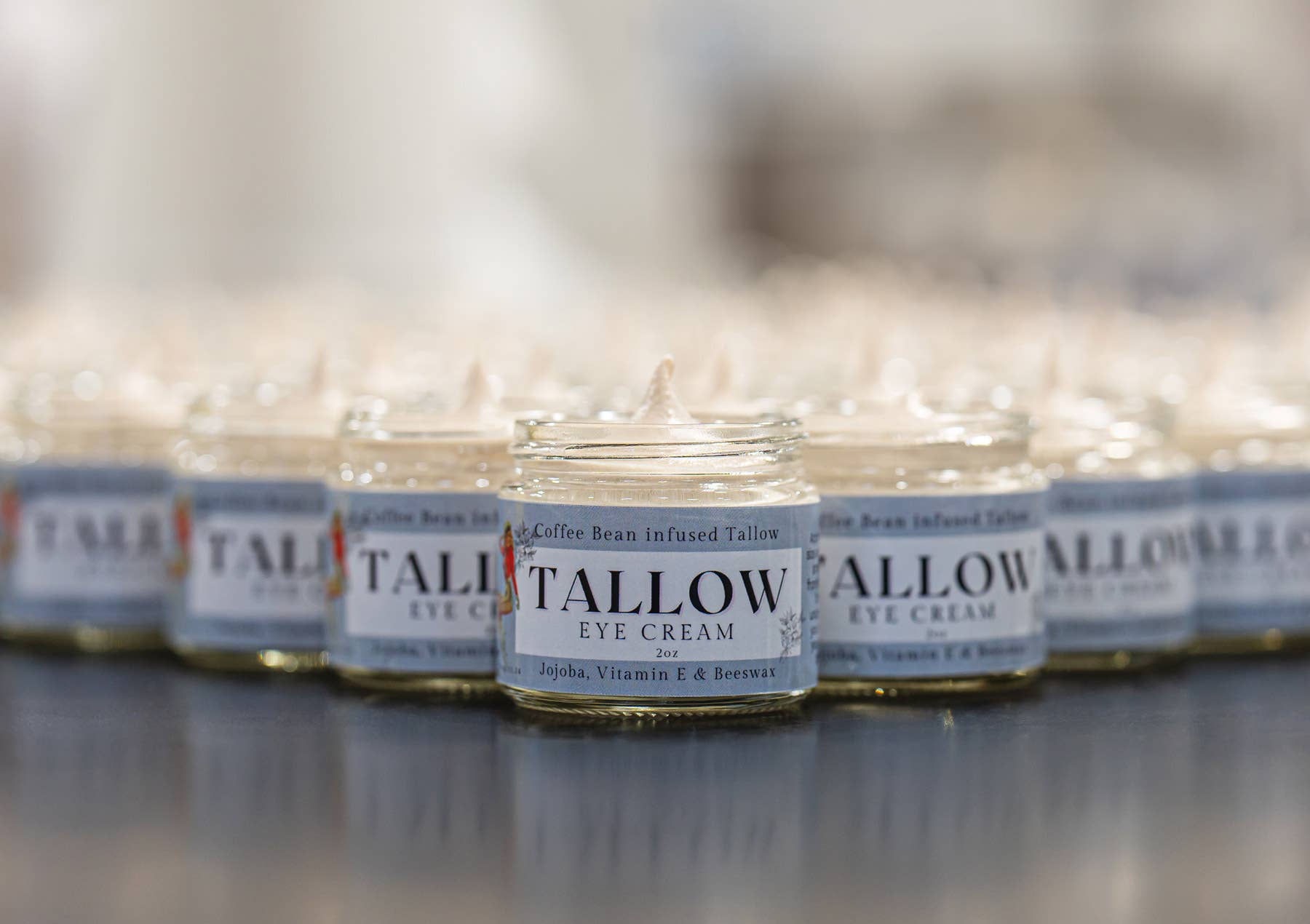 Coffee-Infused Tallow Eye Cream