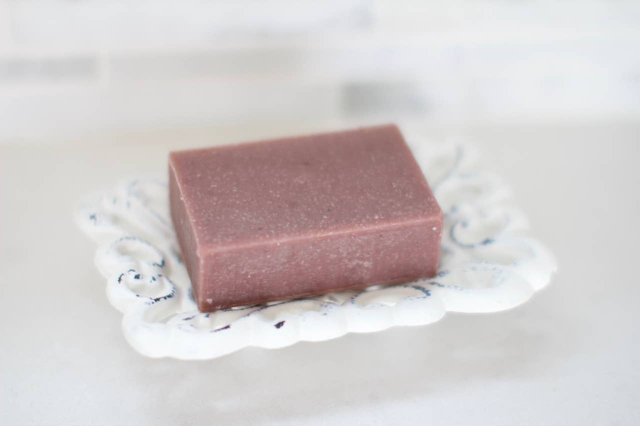 Hibiscus Rose Geranium Handmade Soap