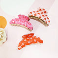 Load image into Gallery viewer, Valentines Day Heart Pattern Hair Claw Clip

