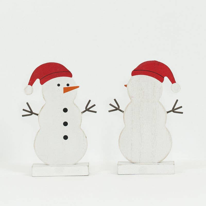 Wood cutout on SNOWMAN Christmas Decor