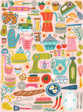 Load image into Gallery viewer, Culinary Chaos 1000 Piece Baking Cooking and Kitchen Puzzle
