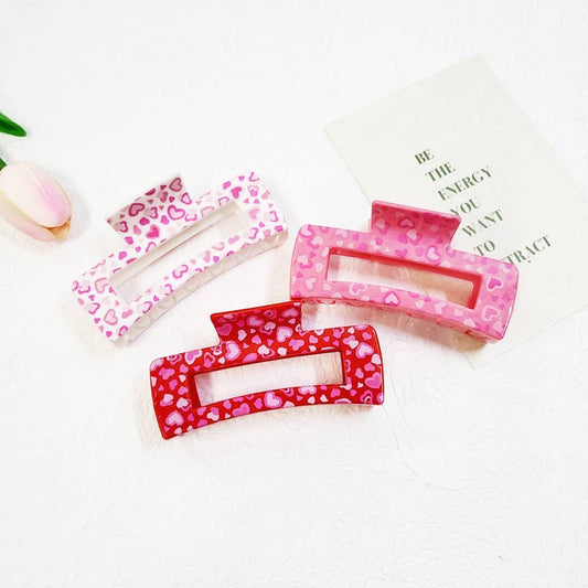 Valentines Day Heartthrob Hair Claw Clip