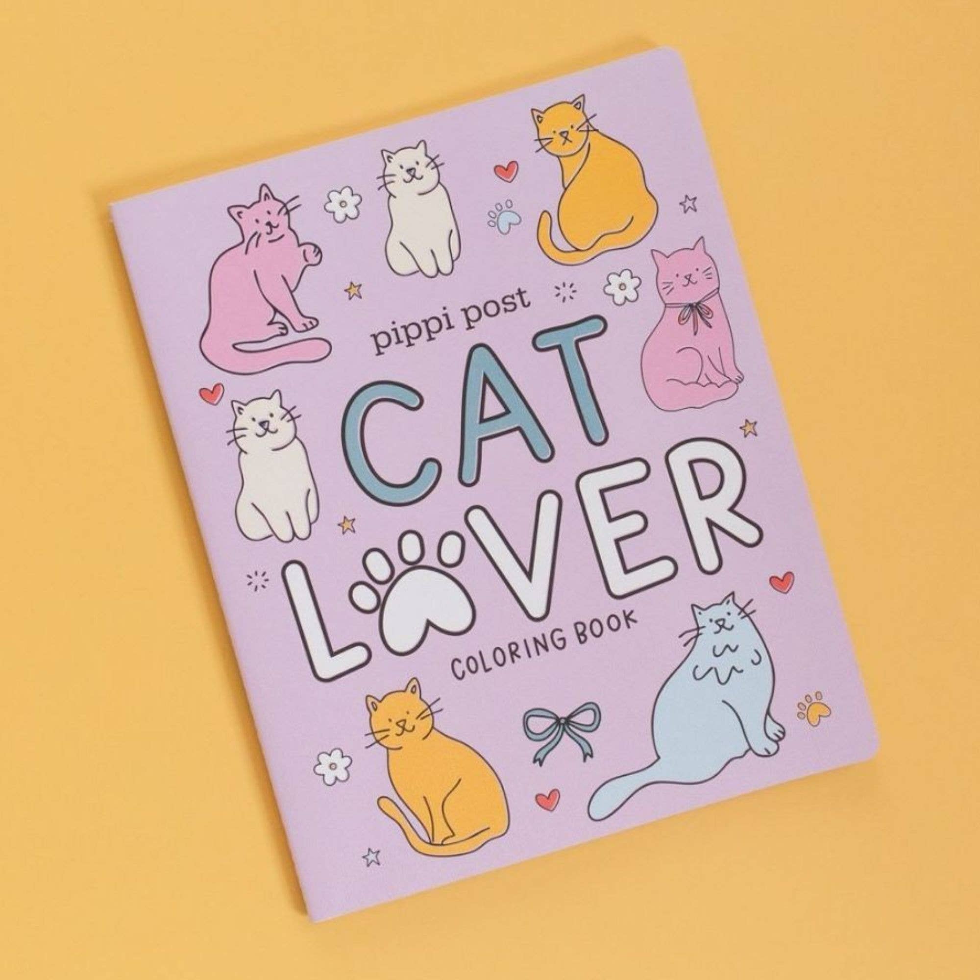 Cat Lover Coloring Book