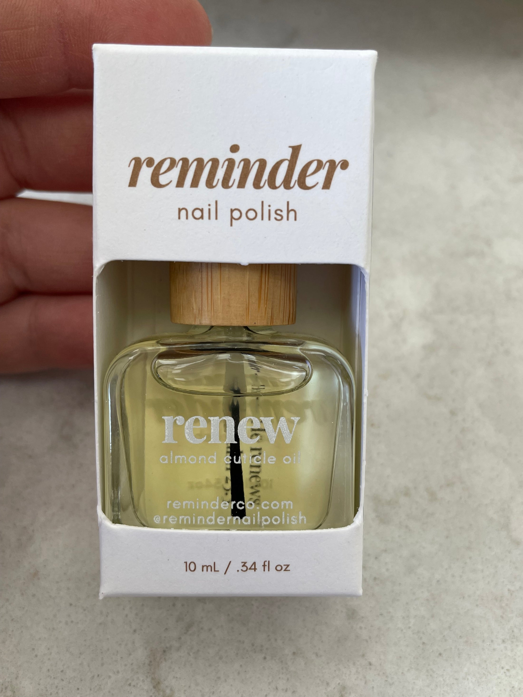 Reminder Nail Polish Prep and Care
