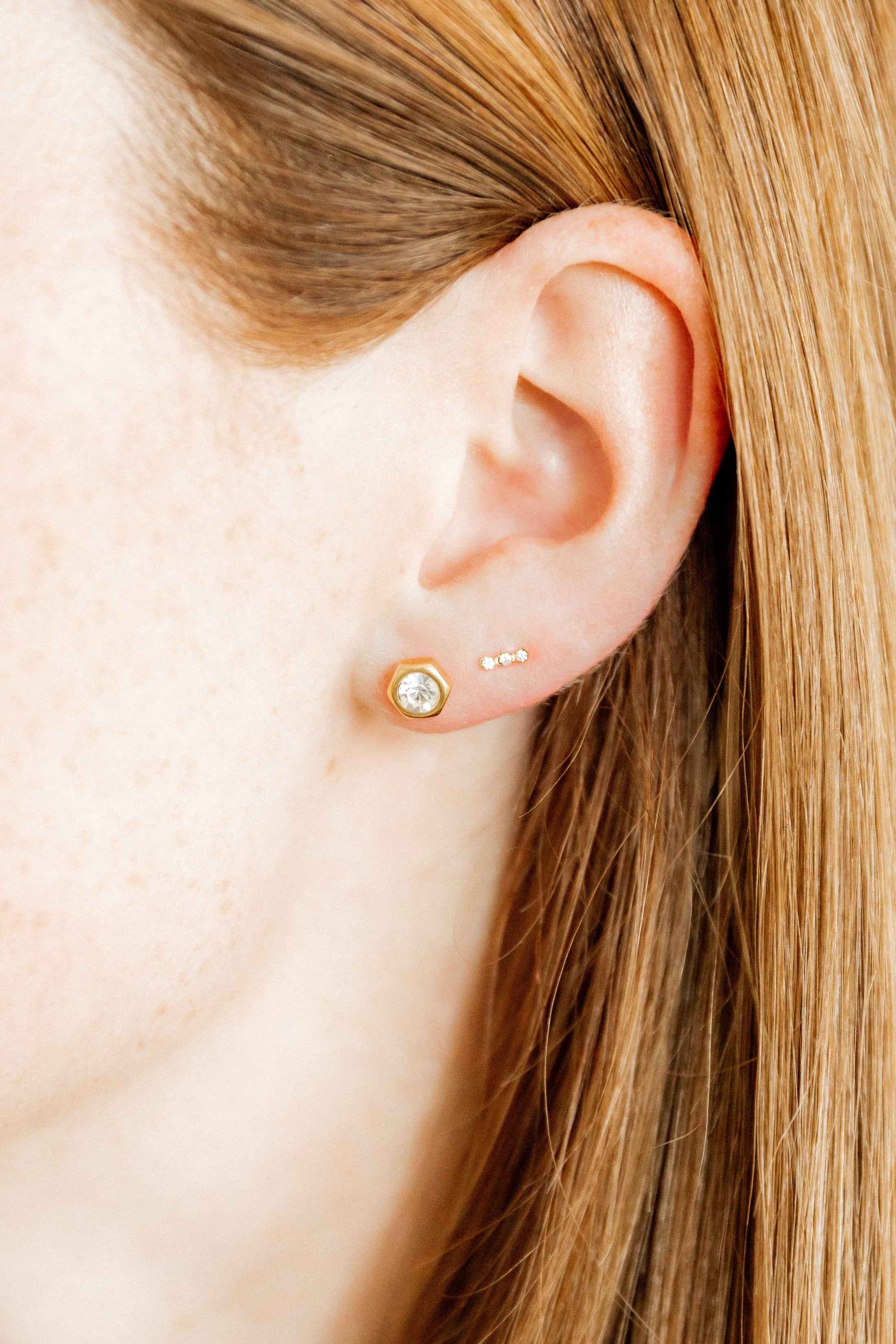 Screwback Stud Earrings - Hazel