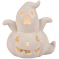 Load image into Gallery viewer, Lighted Ghost Pumpkin Figurine
