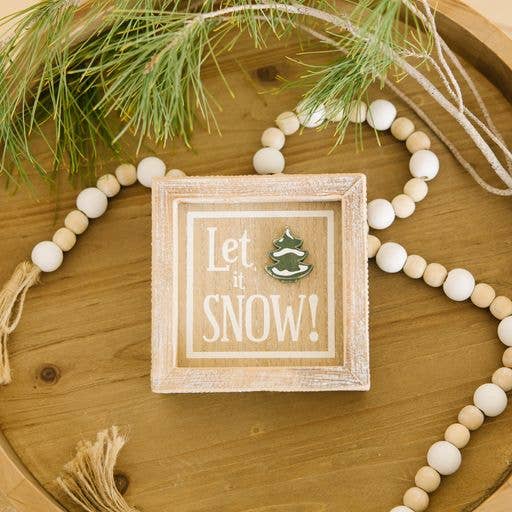 Let it Snow CHRISTMAS Decor