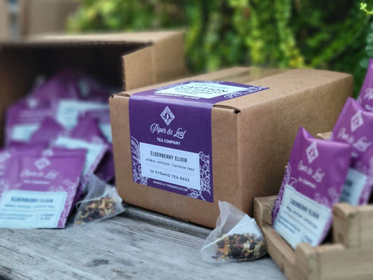 Elderberry Elixir Individually Wrapped Tea Bags - 50ct