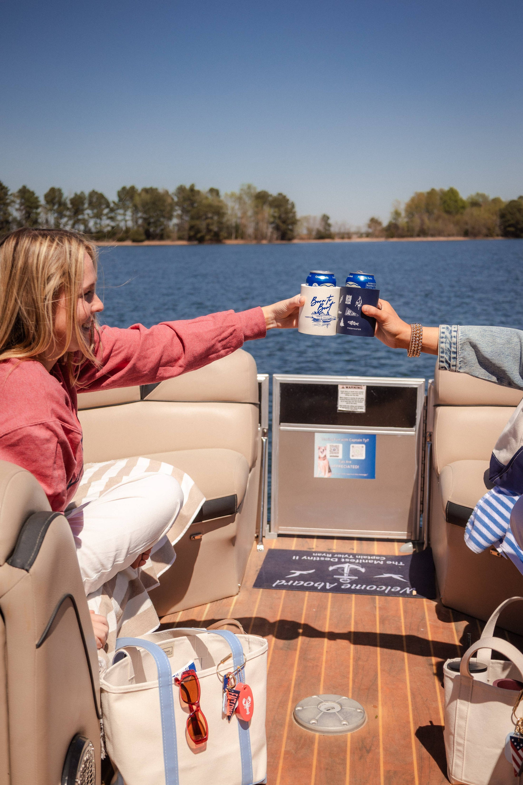 Born to Boat Thick Foam Koozie