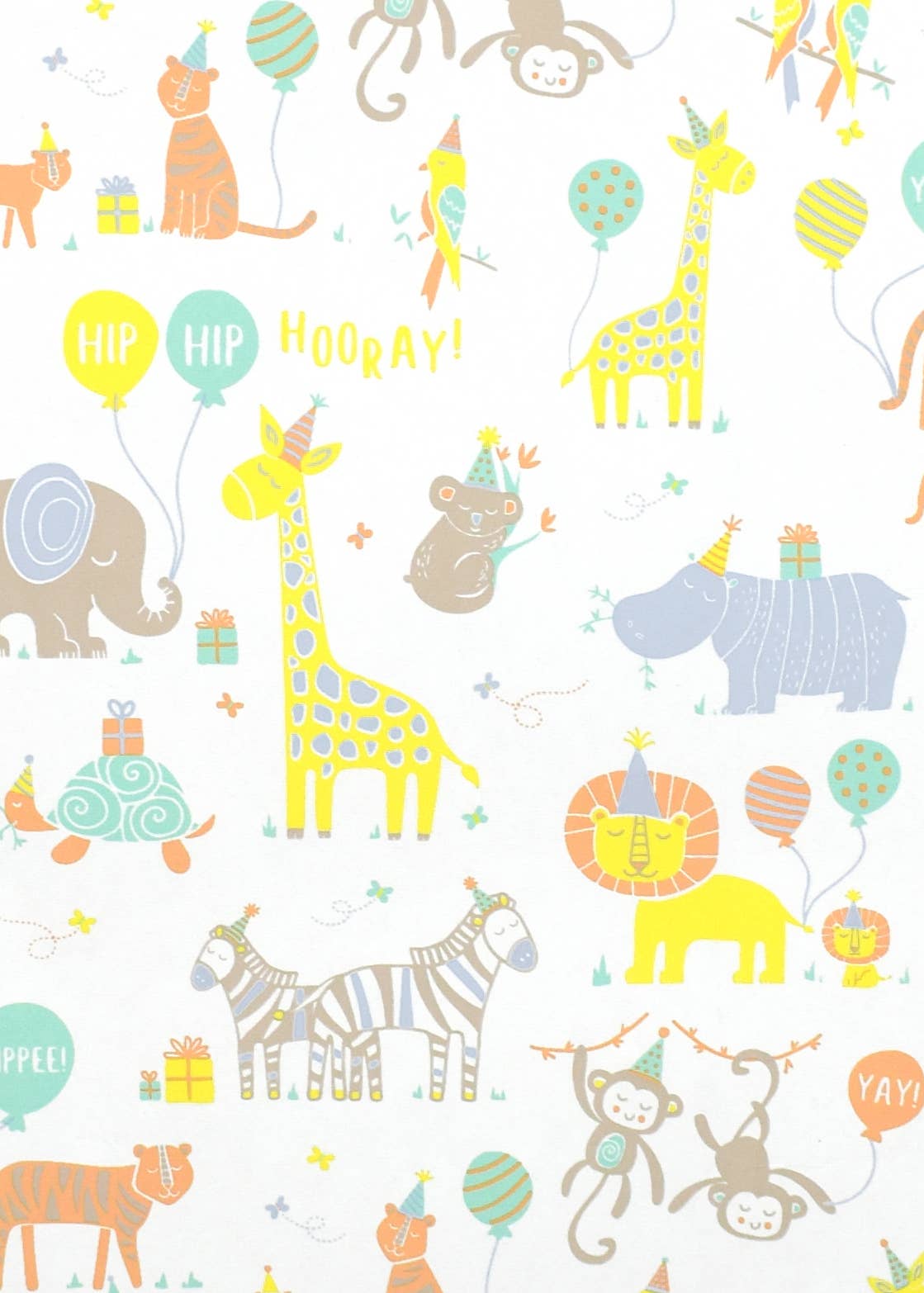 Baby Animals Roll Wrapping Paper