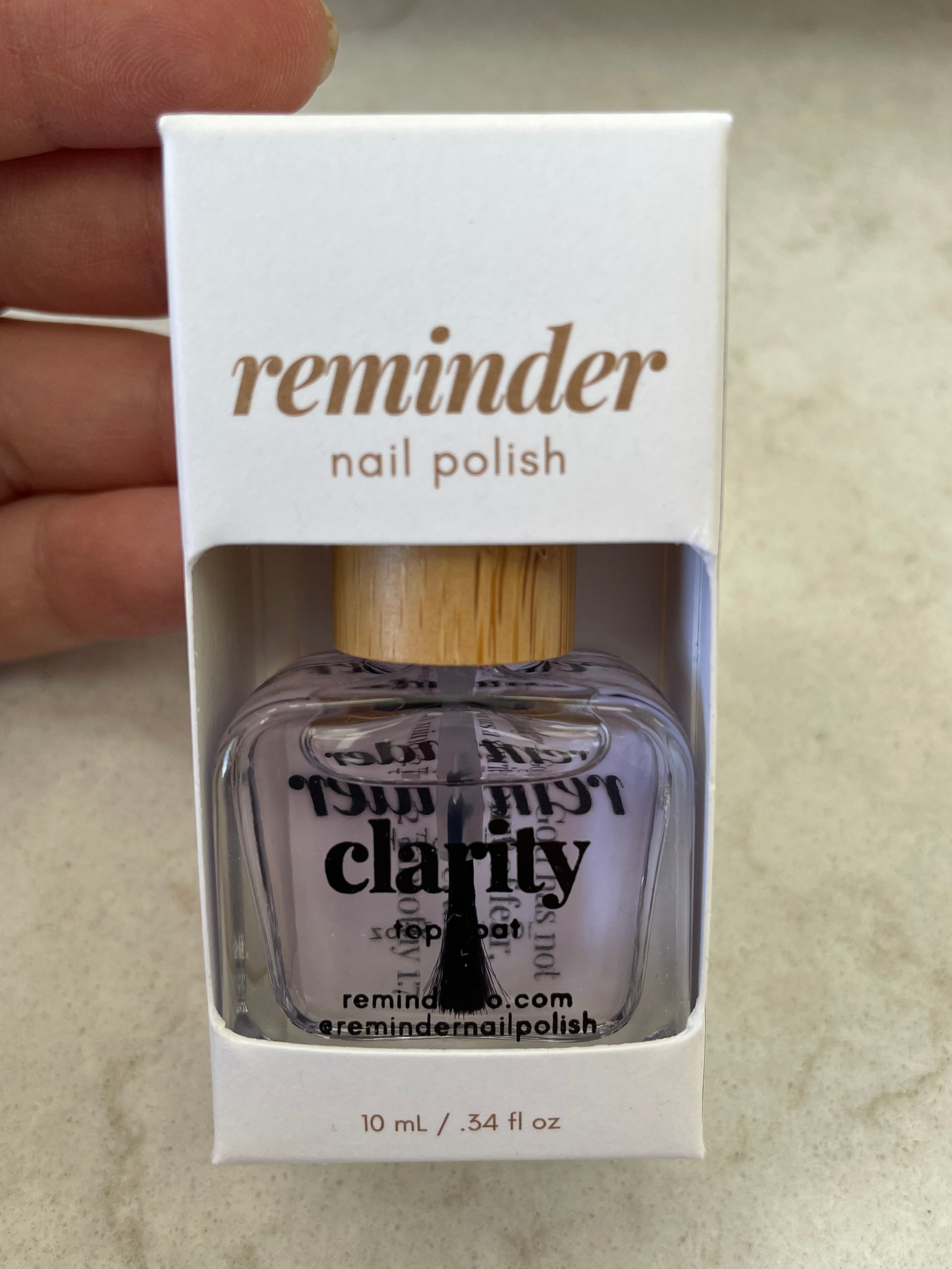 Reminder Nail Polish Prep and Care