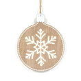 Load image into Gallery viewer, Wood ornament SNOWFLAKE Christmas Ornament
