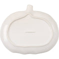 Load image into Gallery viewer, Large White Ceramic Pumpkin Plate
