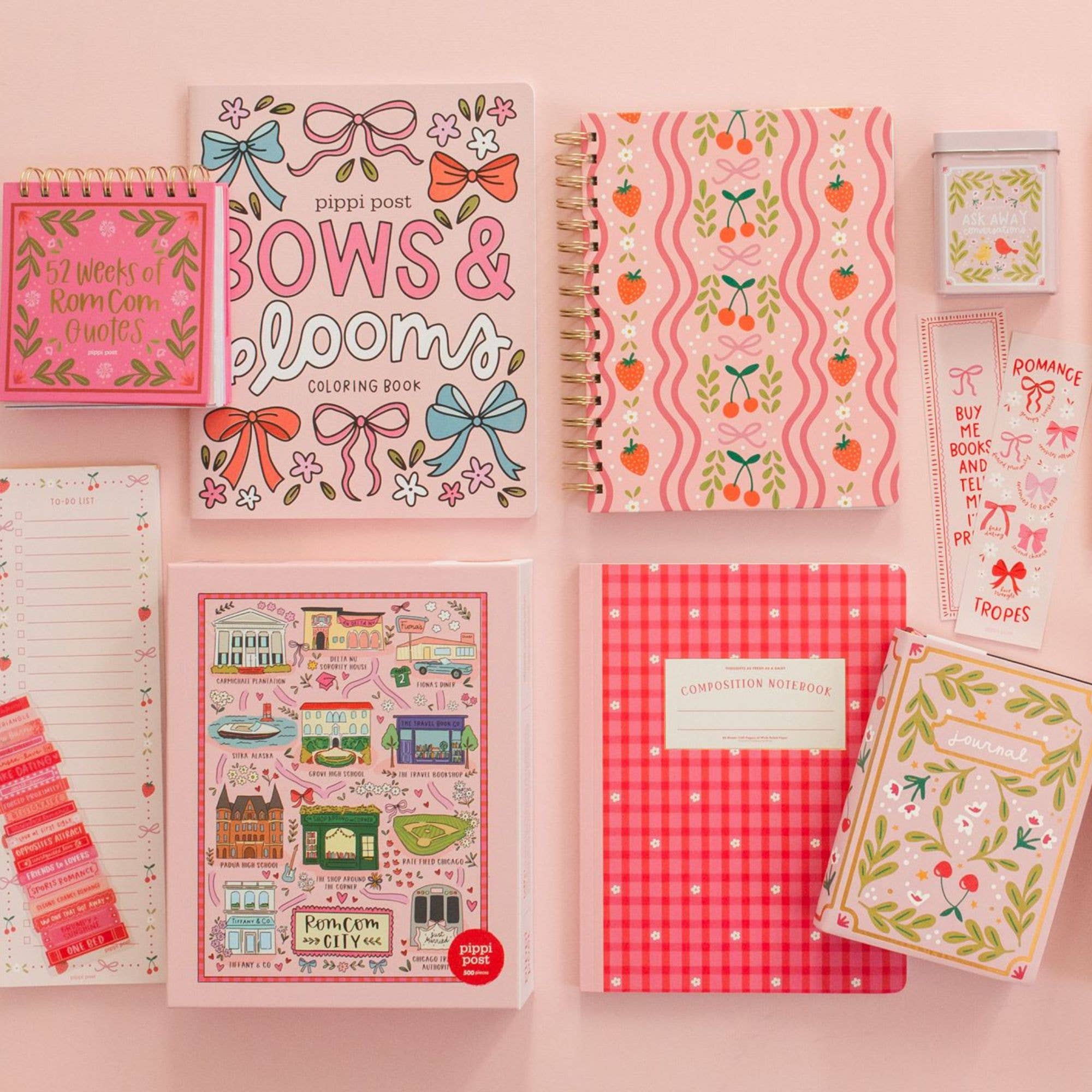 Bows & Blooms Coloring Book