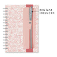 Load image into Gallery viewer, Blushing Blooms Oliver Notebook with Pen Pocket
