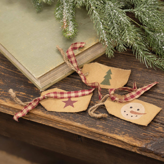 3/Set, Believe, St. Nick, & Christmas Tree Tag Ornaments