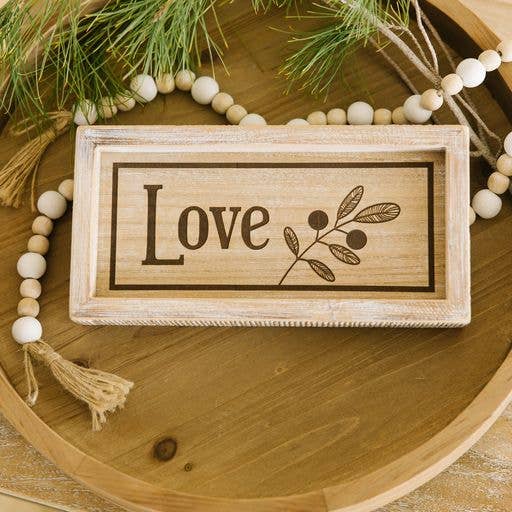 PEACE/LOVE Reversable Sign