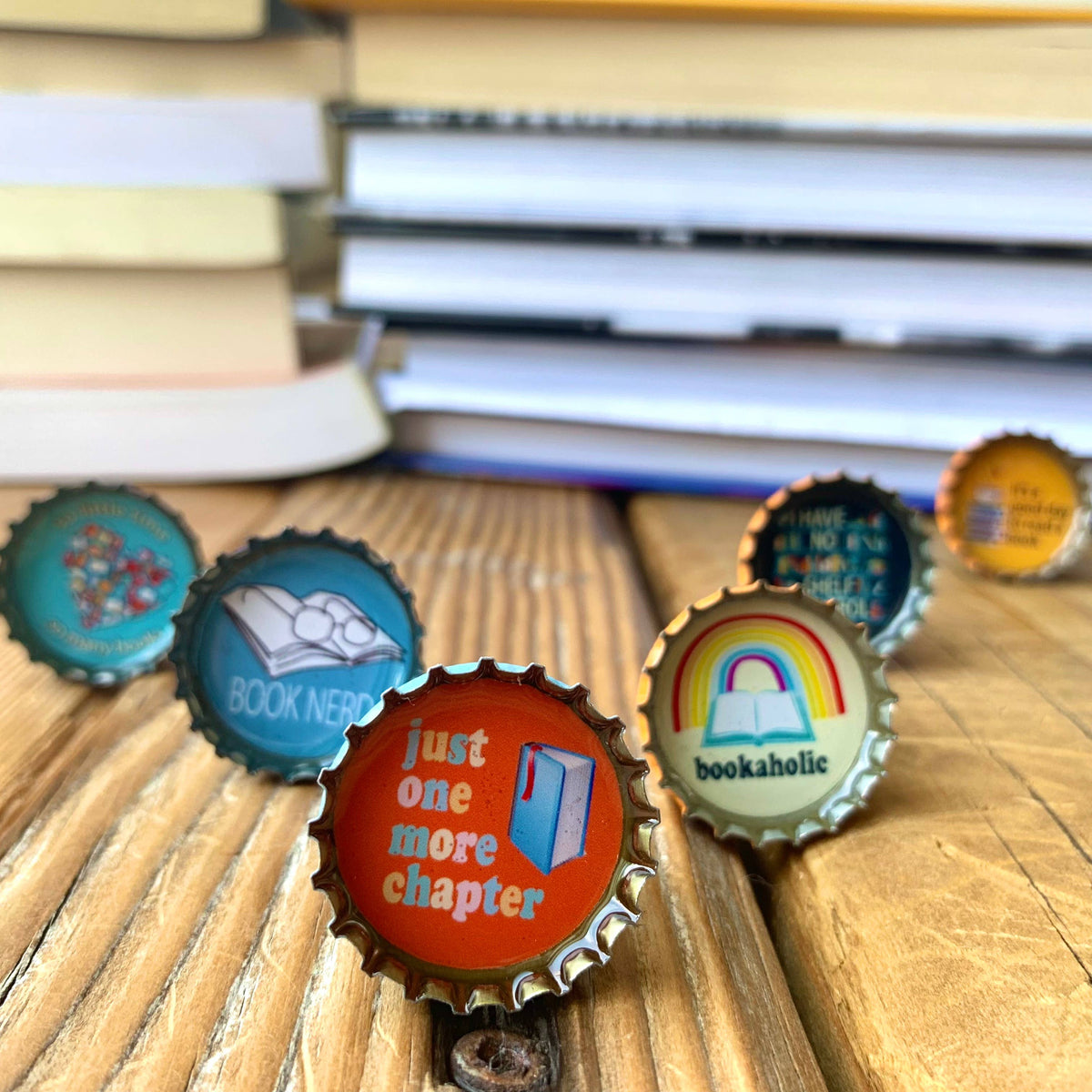 Book Lover Magnets - Handmade & Eco-friendly