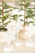 Load image into Gallery viewer, 9", 10", 12" wood SNOWFLAKES CHRISTMAS Decor
