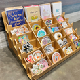 Load image into Gallery viewer, 24 Pocket Wooden Sticker Display Rack - Holds 500+ Stickers!
