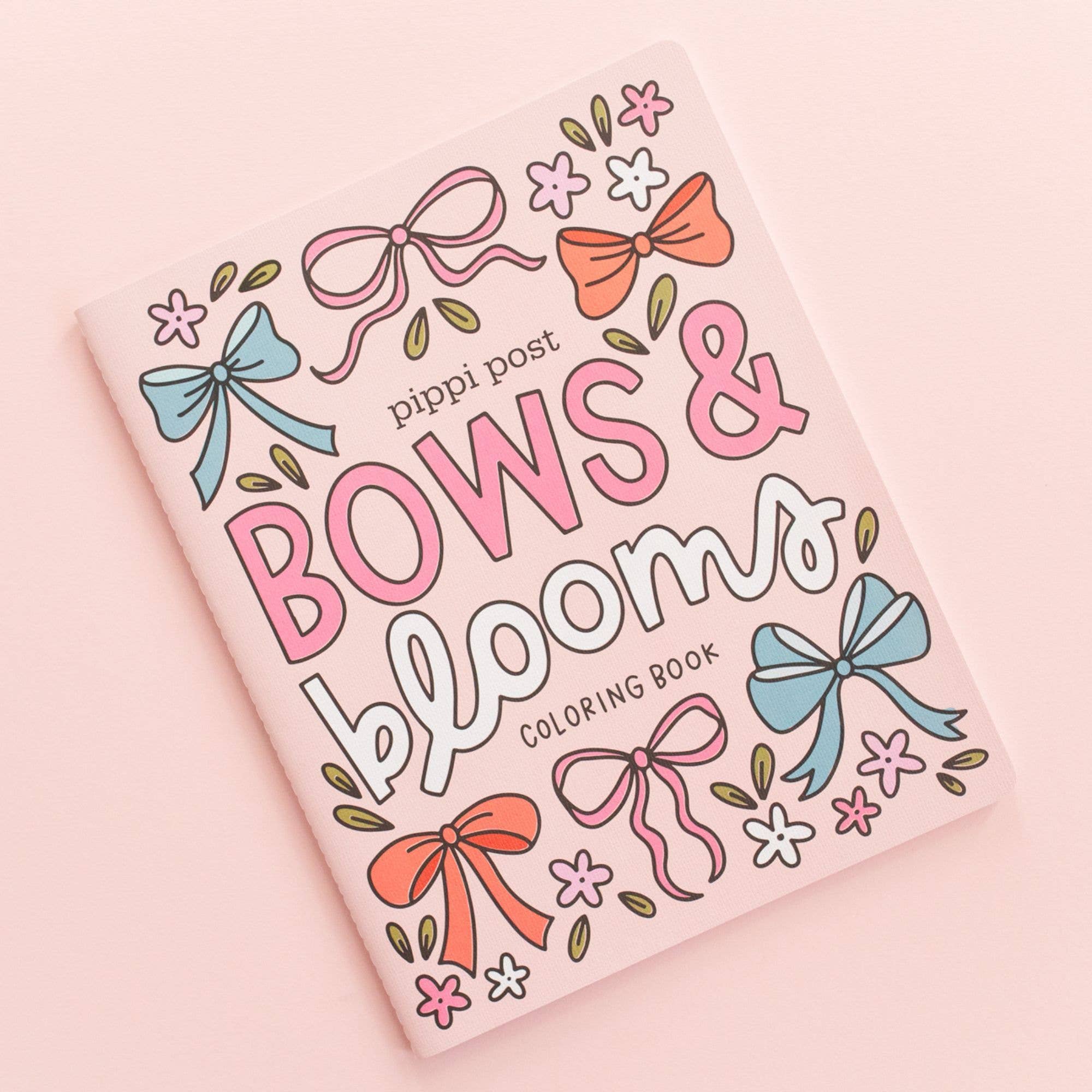 Bows & Blooms Coloring Book