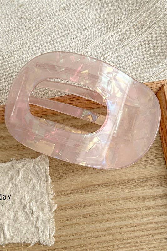Jumbo Lay Flat Oval Hair Claw Clips Secure Styling | 40H1040