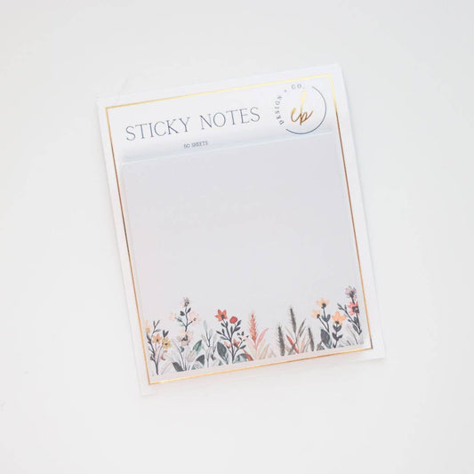 Floral Sticky Notes