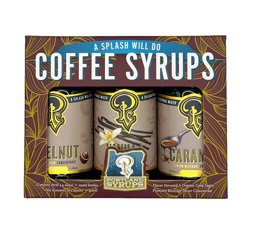 Gift Set - Coffee Syrups - Vanilla, Hazelnut, Caramel