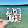 Load image into Gallery viewer, Lake Life Lettering Sticker
