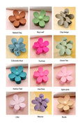Load image into Gallery viewer, OVERSIZE MATTE FLOWER HAIR CLAW CLIPS | 40H459
