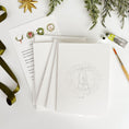 Load image into Gallery viewer, Wreaths paintable watercolor notecard set
