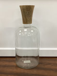Load image into Gallery viewer, Glass Vases with Wooden Tops
